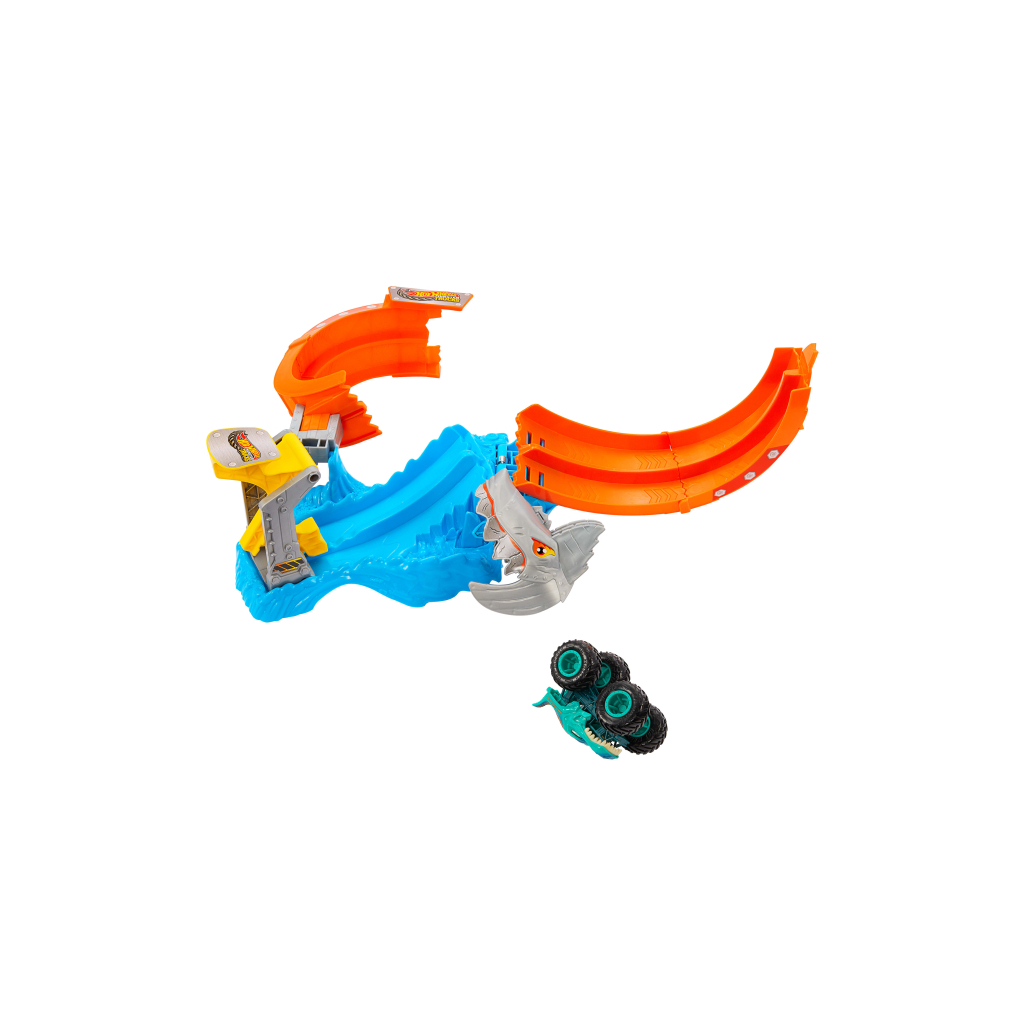 Автотрек Hot Wheels Monster Trucks Монстро-атака акули (JFR08) Автотрек Hot Wheels Monster Trucks Монстро-атака акули (JFR08)