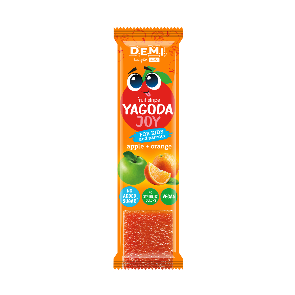 Цукерка Demi Yagoda Joy Пастила фруктова з смаком апельсину 15 г (de.21395) Цукерка Demi Yagoda Joy Пастила фруктова з смаком апельсину 15 г (de.21395)