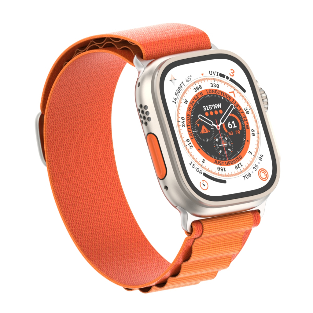 Ремінець до смарт-годинника Armorstandart Alpina Band для Apple Watch 42 (Series 11-10)/41/40/38 Orange (ARM64978) Ремінець до смарт-годинника Armorstandart Alpina Band для Apple Watch 42 (Series 11-10)/41/40/38 Orange (ARM64978)
