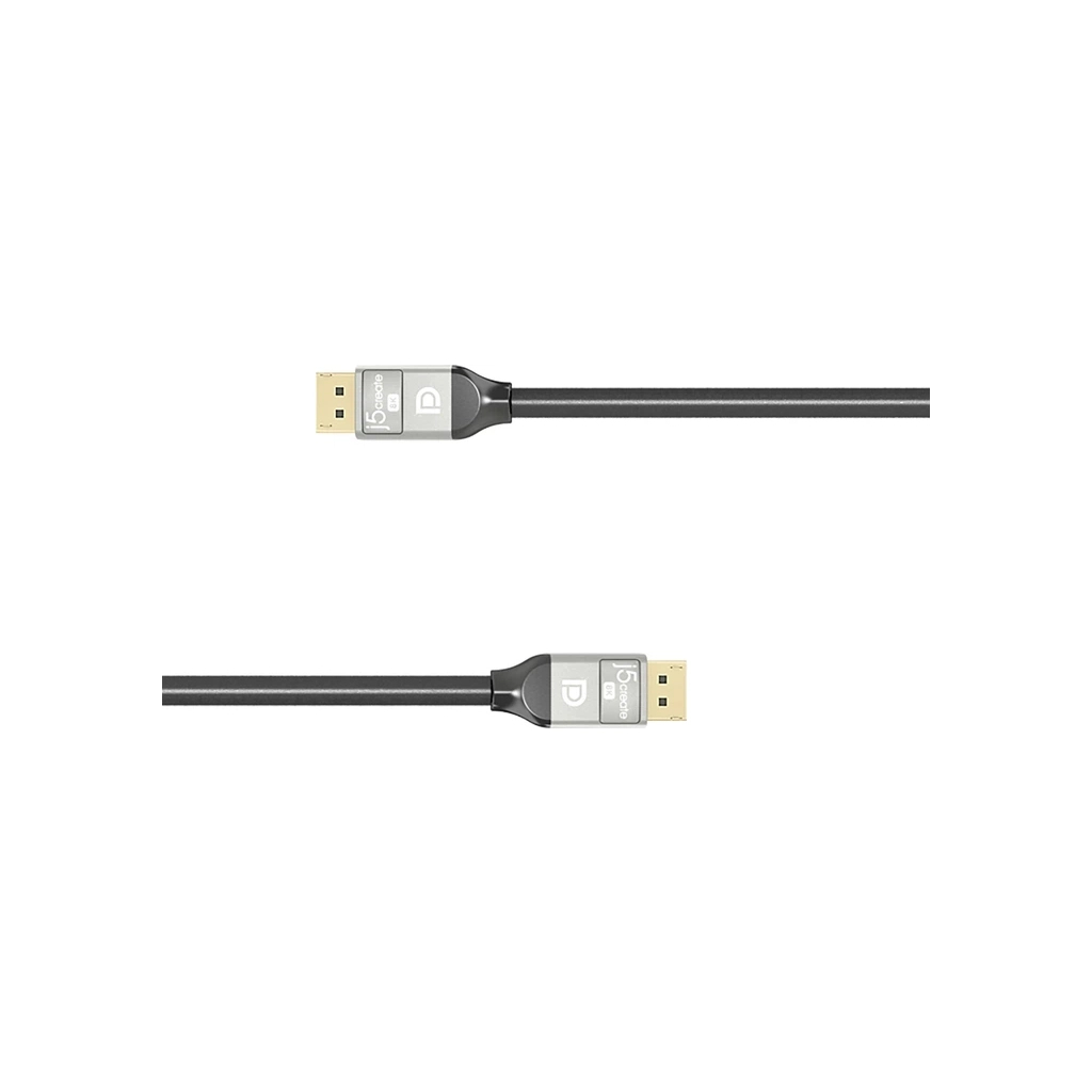 Кабель мультимедійний DisplayPort M to DisplayPort M 2.0m V1.4 8K 60Hz J5create (JDC43-N) Кабель мультимедійний DisplayPort M to DisplayPort M 2.0m V1.4 8K 60Hz J5create (JDC43-N)