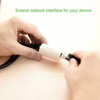 Зрощувач RJ-45 NW116 Ethernet Connector Black Ugreen (30837)