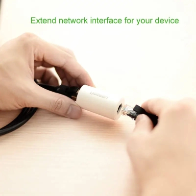 Зрощувач RJ-45 NW116 Ethernet Connector Black Ugreen (30837)