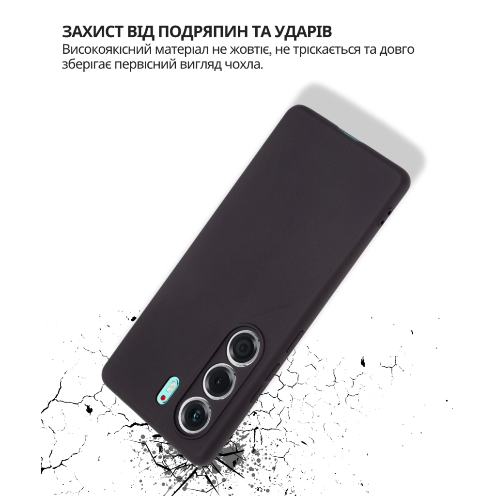 Чохол до мобільного телефона BeCover Silicone Tecno Camon 40 (CM5) Black (714679) Чохол до мобільного телефона BeCover Silicone Tecno Camon 40 (CM5) Black (714679)