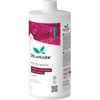 Washing gel DeLaMark Universal With aroma of black cherry, suede and tobacco 1 l (4820152333964)