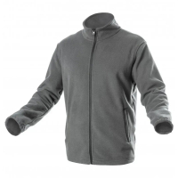 Кофта робоча Hoegert PASADER HT5K382-3XL 100% поліестер темно-сіра, 3XL (58) (HT5K382-3XL)