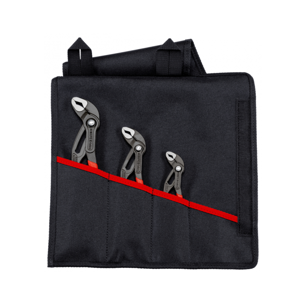 Кліщі KNIPEX переставні Cobra 3 шт. 00 19 55 S8, в текстильному чохлі (00 19 55 S8)