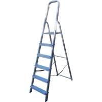 ELKOP stepladder 6 steps. upper step-1.2m (ALW 506)