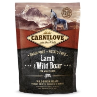 Сухий корм для собак Carnilove Adult Lamb and Wild Boar 1.5 кг (8595602508983)