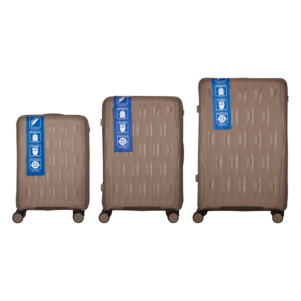 Набір валіз 2E M7979 (L+M+S) хакі (2E-PP-M7979-SET3-KH)