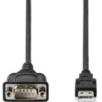 Кабель для передачі даних USB 2.0 AM to COM 1.8m DB9 RS232 FT232RNL black Digitus (DA-70172)