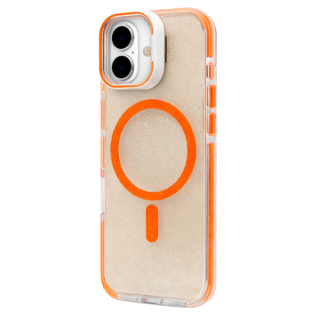 Чохол до мобільного телефона BeCover FIBRA Star Shine MagSafe Apple iPhone 17 Orange (715415)