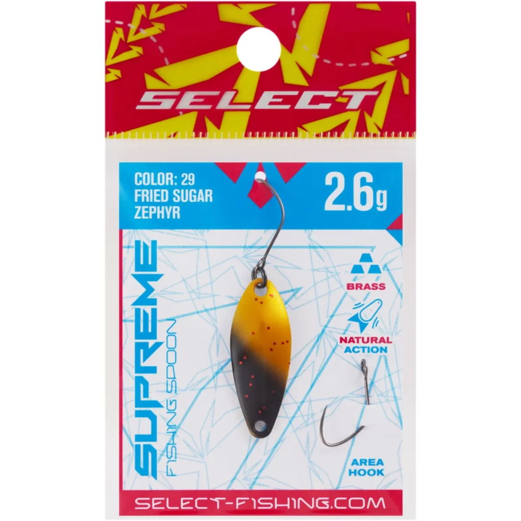 Блешня Select Supreme 2.6g 30mm 29 Fried Sugar Zephyr (1870.80.66) Блешня Select Supreme 2.6g 30mm 29 Fried Sugar Zephyr (1870.80.66)