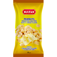Nuts Sultan Roasted salted peanuts with the taste of cheese 60 g (slt.50687)
