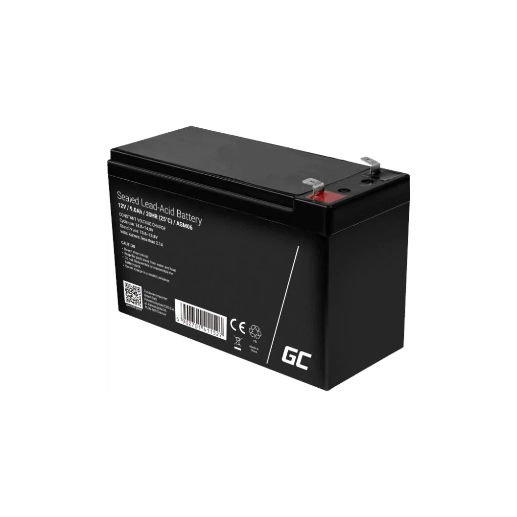 Батарея до ДБЖ Green Cell 12V 9.0Ah (85076000) Батарея до ДБЖ Green Cell 12V 9.0Ah (85076000)