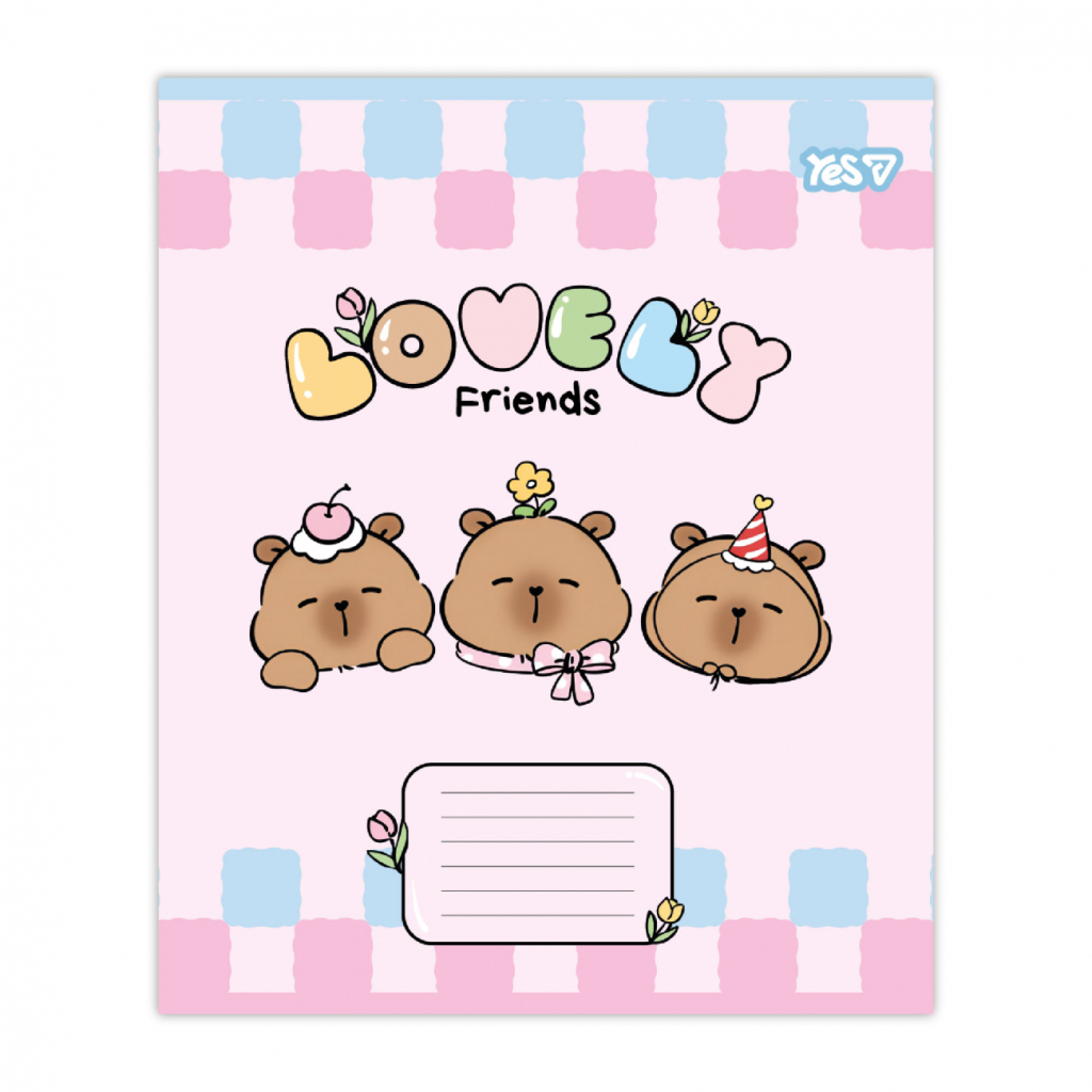 Зошит Yes Lovely Friends А5 12 аркушів лінія (768643) Зошит Yes Lovely Friends А5 12 аркушів лінія (768643)