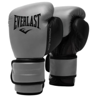 Everlast PowerLock Boxing Training Gloves P00002304 Grey, Black 10oz (009283608521)
