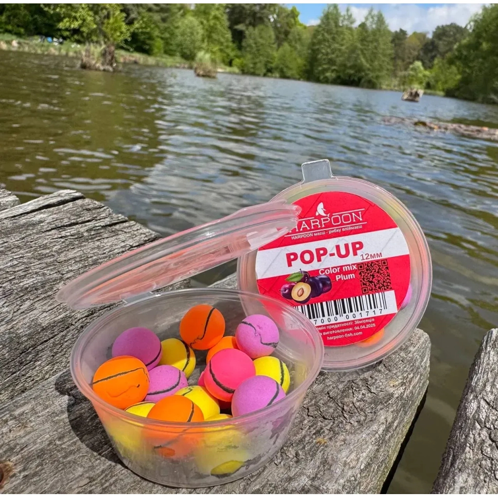 Бойл Harpoon Pop UP 12мм color mix Pokemon Plum (7407000001717)