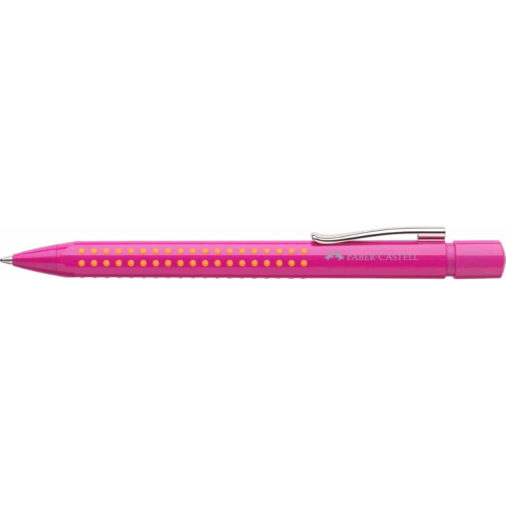 Ручка кулькова Faber-Castell автоматична Grip 2010, корпус рожевий, стрижень синій М (0.7 мм) (26543) Ручка кулькова Faber-Castell автоматична Grip 2010, корпус рожевий, стрижень синій М (0.7 мм) (26543)