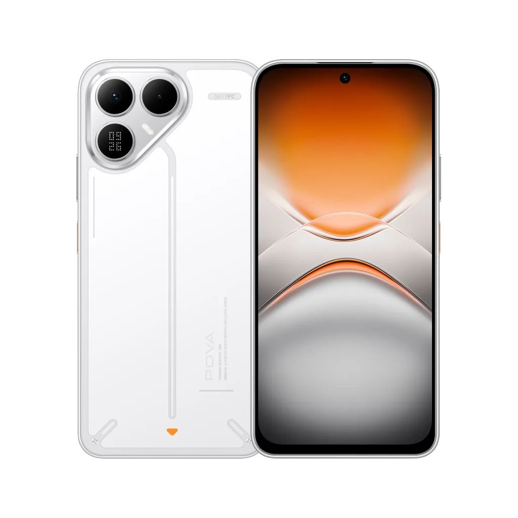 Мобільний телефон Tecno POVA 8 8/256Gb Arc White (4894947132308)