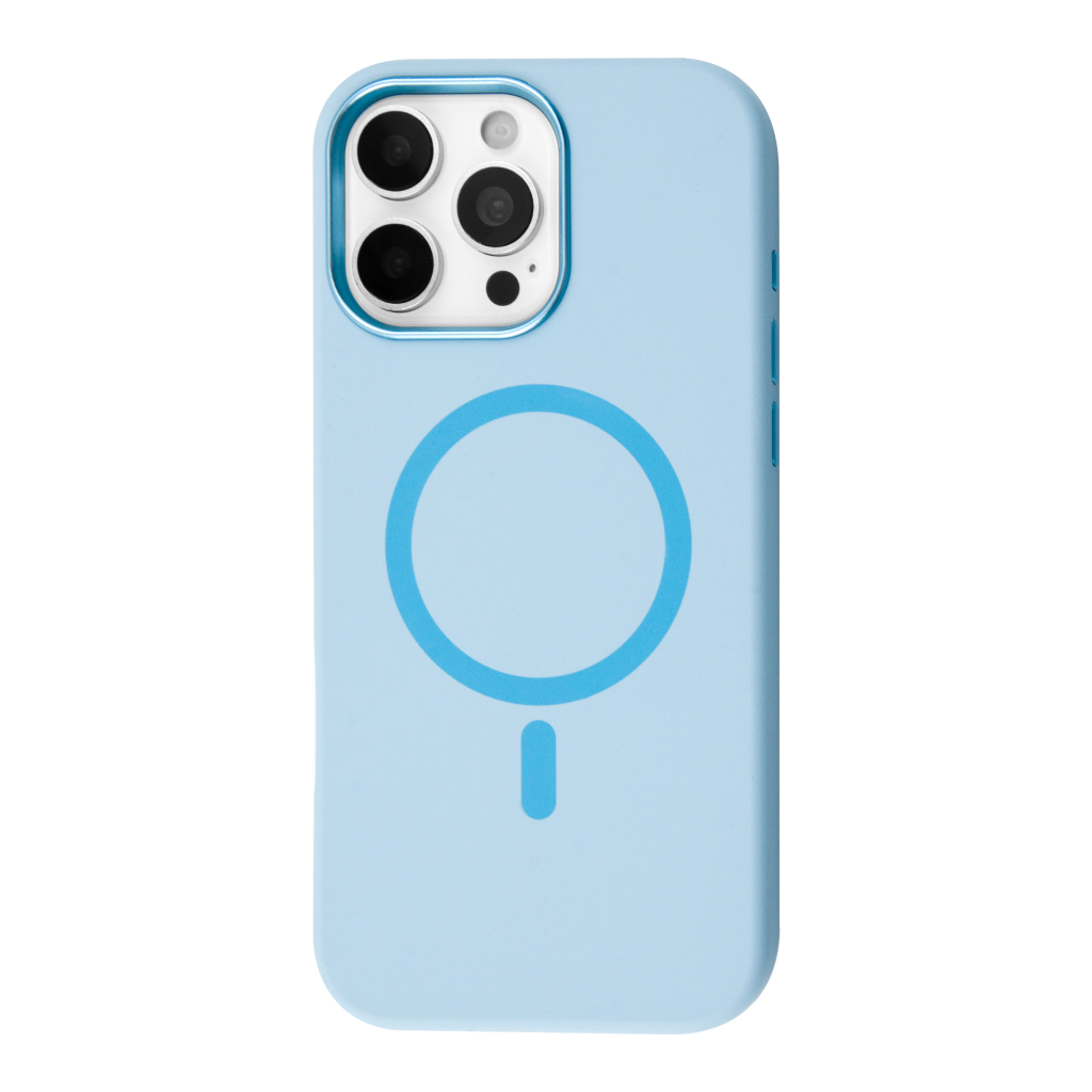 Чохол до мобільного телефона BeCover FIBRA Silicone OmniMag Apple iPhone 16 Pro Max Light Blue (716237) Чохол до мобільного телефона BeCover FIBRA Silicone OmniMag Apple iPhone 16 Pro Max Light Blue (716237)