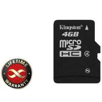 Карта пам'яті Kingston 4Gb microSDHC class 4 (SDC4/4GBSP)