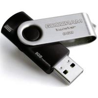 USB флеш накопичувач Goodram 8Gb Twister (PD8GH2GRTSKR9)