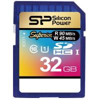 Карта пам'яті Silicon Power 32GB SDHC class 10 UHS-I U1 Superior (SP032GBSDHCU1V10)