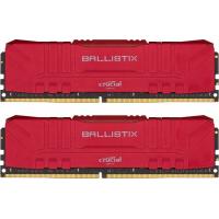 Модуль пам'яті для комп'ютера DDR4 16GB (2x8GB) 2666 MHz Ballistix Red Micron (BL2K8G26C16U4R)