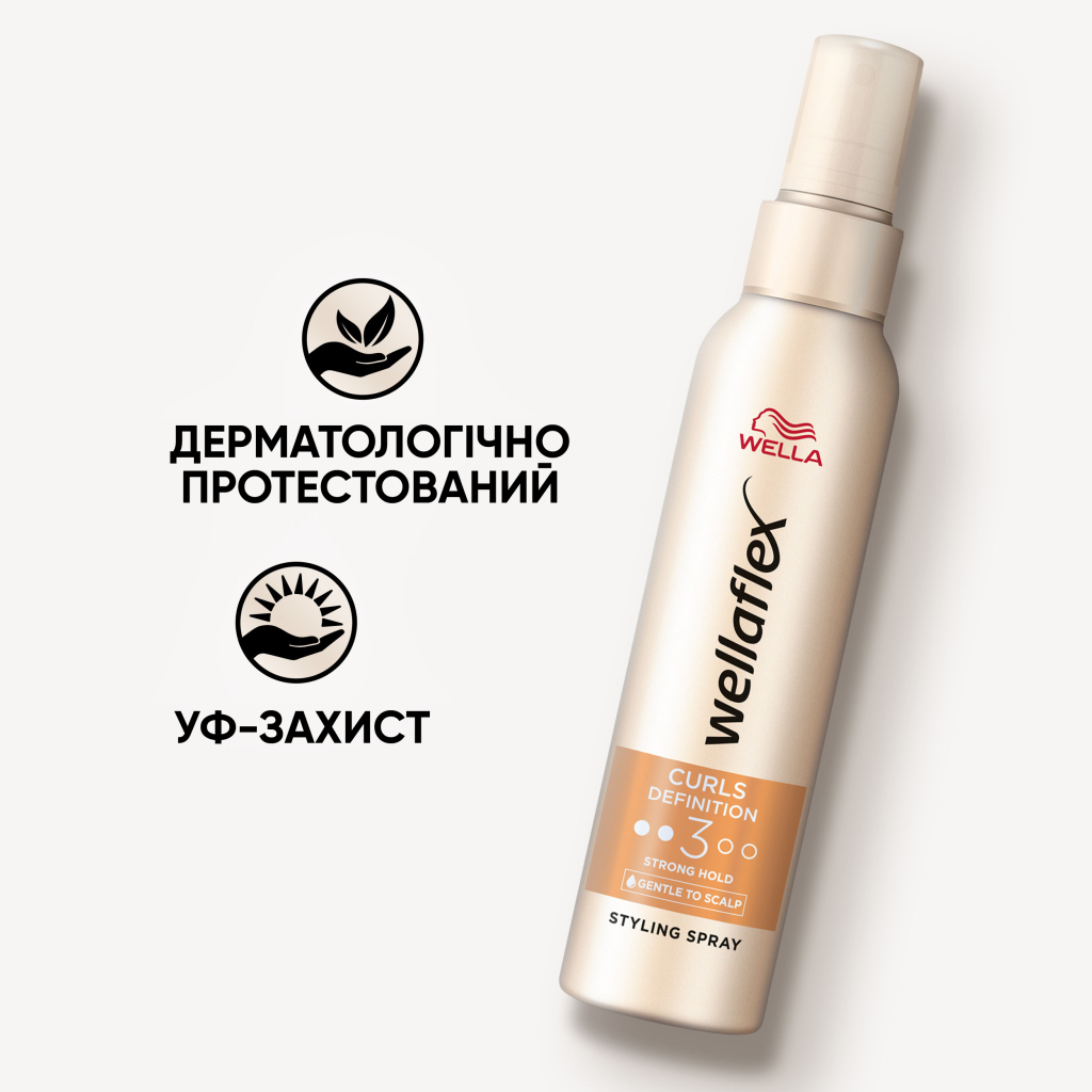 Спрей для волосся WellaFlex Кучері та локони 150 мл (8699568541968/4064666594637)