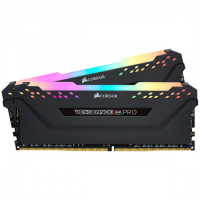 Модуль пам'яті для комп'ютера DDR4 16GB (2x8GB) 3600 MHz Vengeance RGB Pro Black Corsair (CMW16GX4M2Z3600C20)