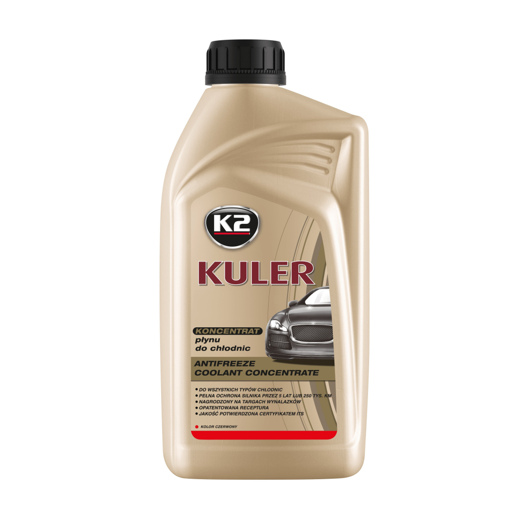 Антифриз K2 KULER KONC. 1л RED (T211C)