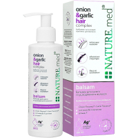 Hair conditioner NATURE.med Onion-garlic complex for dry, brittle and damaged hair 200 ml (4820065531976)