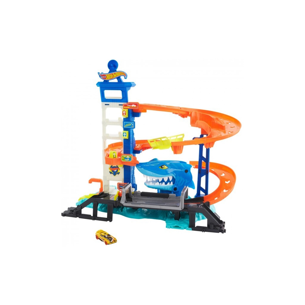 Автотрек Hot Wheels Втеча від лютої акули (HDP06)