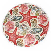 MirSon beach towel No. 5078 Summer Time Seashells 150x150 cm (2200003947885)