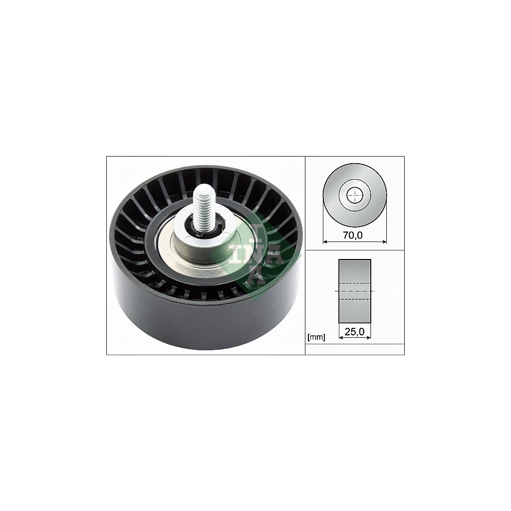 Ролик натягувача ременя INA 532 0655 10 Ролик натягувача ременя INA 532 0655 10