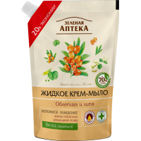 Рідке мило Green Pharmacy Обліпиха та липа дой-пак 460 мл (4823015935374)