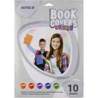 Обкладинки для книг Kite Плівка самоклеюча 50x36 см, 10 штук, асорті кольорів (K20-308)