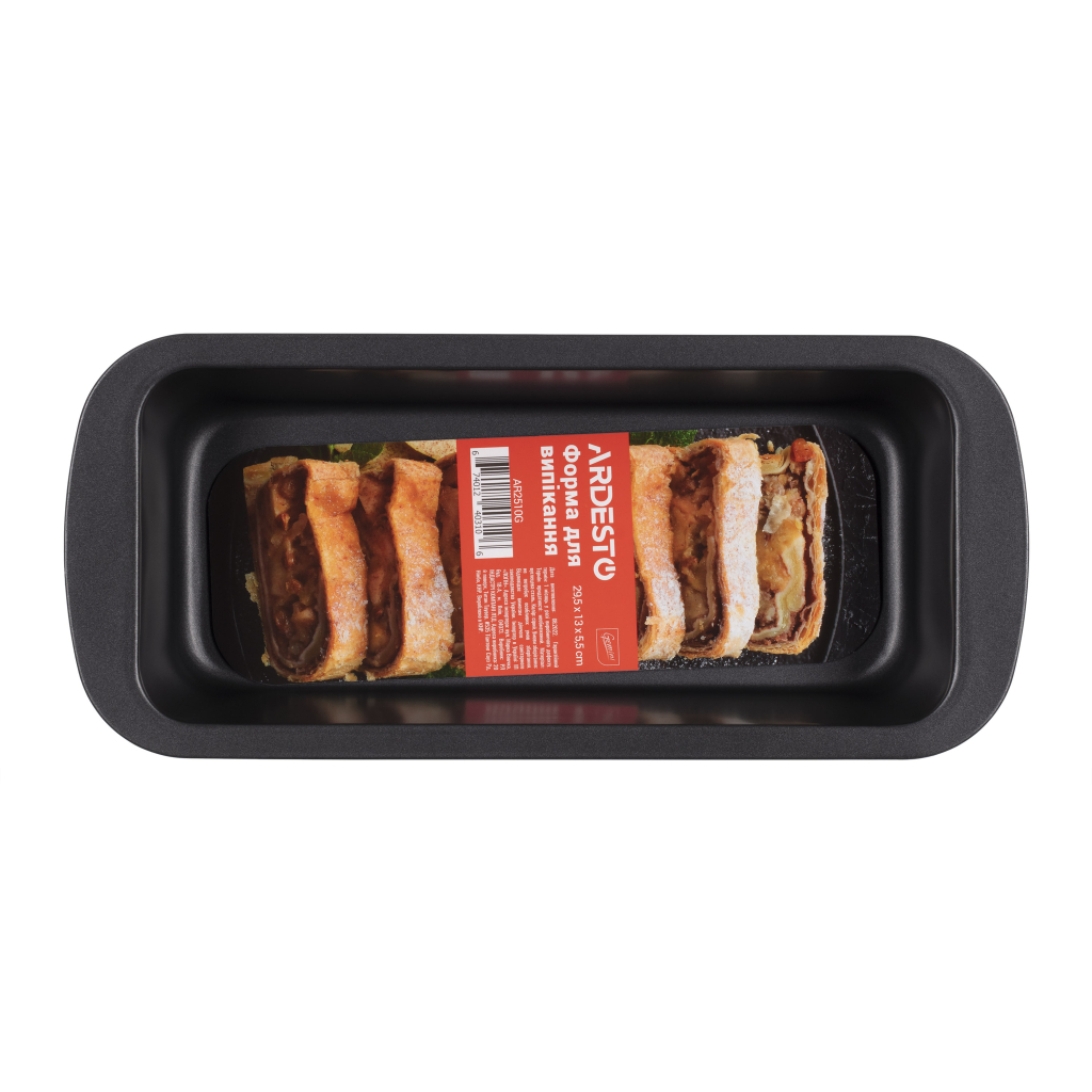 Форма для випікання Ardesto Gemini Cake/Bread 29,5 x 13 x 5,5 см Grey (AR2510G) Форма для випікання Ardesto Gemini Cake/Bread 29,5 x 13 x 5,5 см Grey (AR2510G)