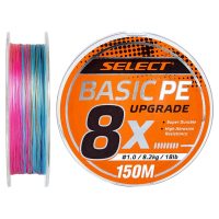 Cord Select Basic PE 8x 150m Multi Color 1.2/0.16mm 20lb/9.3kg (1870.31.45)