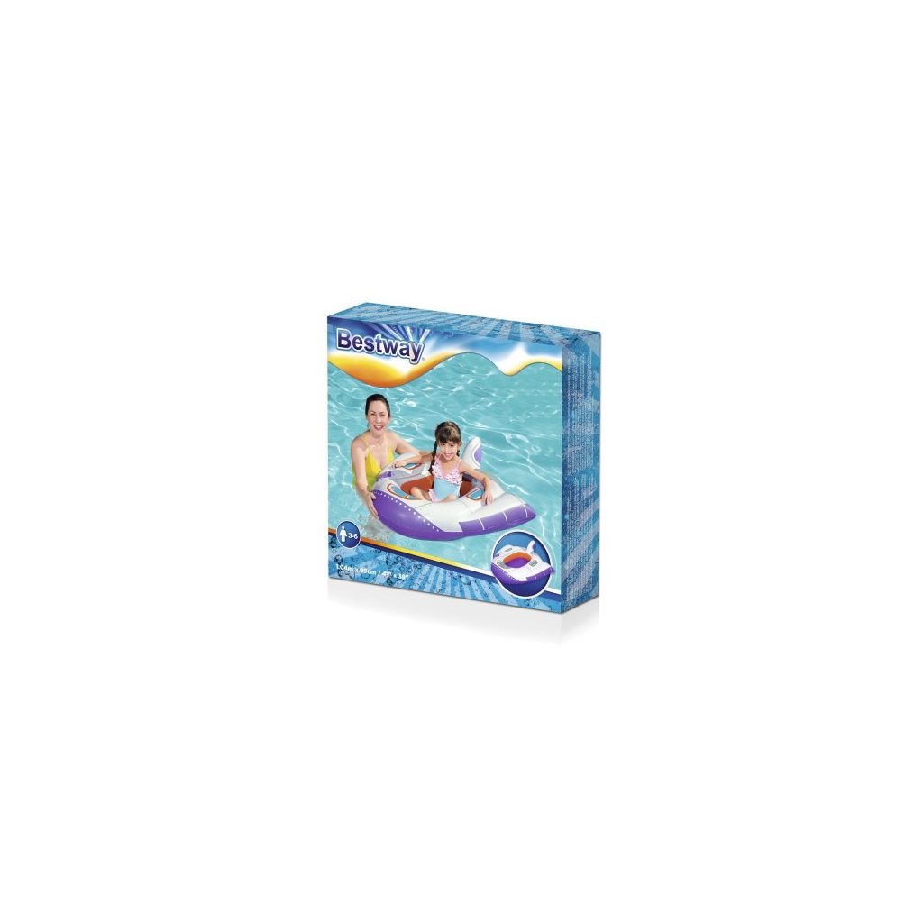 Круг надувний BestWay Плотик (BW 34106 violet)