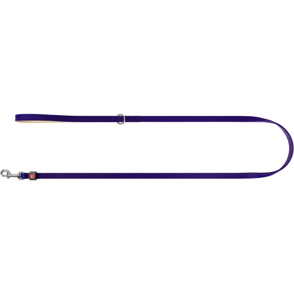 Повідець для котів WAUDOG Classic XXS-XS Ш 12 мм Д 122 см фіолетовий (60329)