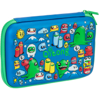 Cool For School pencil case 1 compartment with organizer blue (QT-5622-Blue)