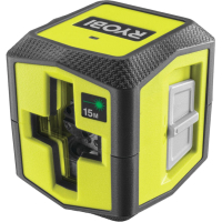 Лазерний нівелір Ryobi RBCLLG1 до 15м, перехресний, зелений промінь (5133004864)