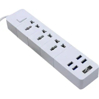 Network power filter Voltronic TV-T08, 3x, 4*USB White (TV-T08-White)