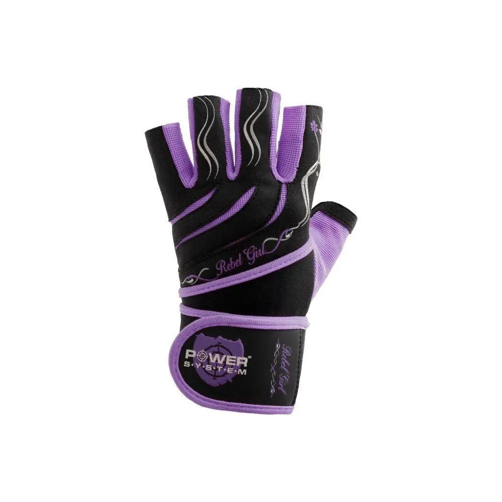 Рукавички для фітнесу Power System PS-2720 Rebel Girl Purple XS (PS-2720_XS_Purple)