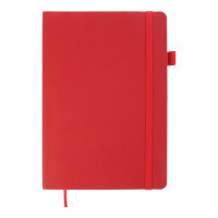 Notebook Buromax Brief Logo2U 96 sheets A5 in red cell (BM.295104-05)