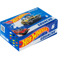 Гуашеві фарби Kite Hot Wheels 6 кольорів, 20 мл (HW23-062)