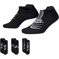 Socks Nike W NK EVERYDAY PLUS LTWT NS 3PR DH5474-903 34-38 3 pairs Black (195244784288)