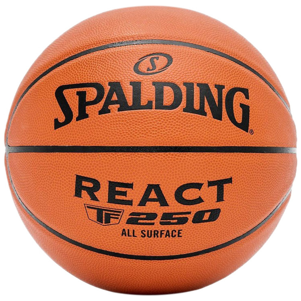 М'яч баскетбольний Spalding React TF-250 помаранчевий Уні 7 76801Z (689344403823)