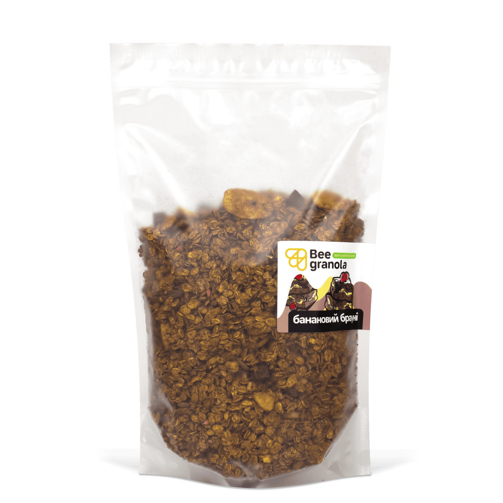 Гранола Bee Granola Банановий брауні 1 кг (4820228430573)